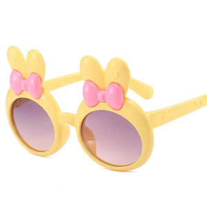 Kid's Polycarbonate Frame UV400 Protection Rabbit Ear Sunglasses