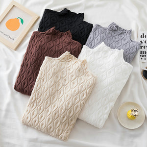 Women's Acrylic Turtleneck Full Sleeves Casual Wear Sweaters