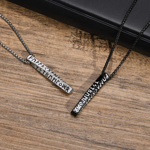 Men's Stainless Steel Link Chain Letter Pattern Elegant Necklace