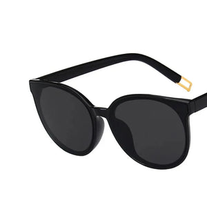 Kid's Plastic Frame Resin Lens UV400 Protection Round Sunglasses