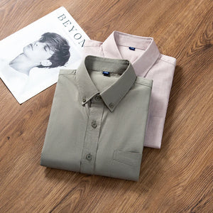 Men's Cotton Full Sleeves Single Breasted Plain Casual Shirt