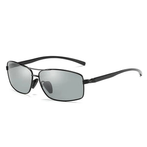 Men's Alloy Frame TAC Lens Rectangle Shape Polarized Sunglasses