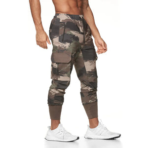 Men's Lycra Quick Dry Drawstring Closure Sports Wear Trousers
