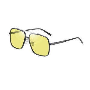 Men's Aluminium Magnesium Frame TAC Lens Square Shape Sunglasses