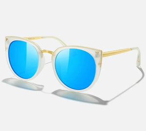 Kid's Cat Eye Plastic Frame Polarized UV400 Protection Sunglasses