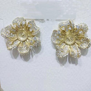 Women's 100% 925 Sterling Silver Luxurious Freshwater Pearl Earrings