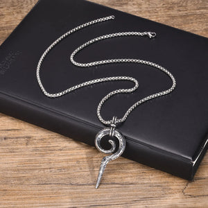 Men's Metal Stainless Steel Box Chain Trendy Geometric Necklace