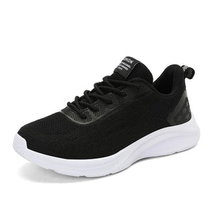 Women's Canvas Round Toe Lace-Up Closure Breathable Sneakers