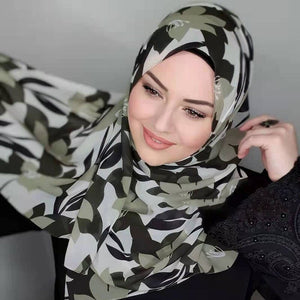 Women's Arabian Modal Headwear Printed Pattern Party Hijabs