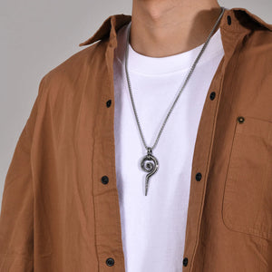 Men's Metal Stainless Steel Box Chain Trendy Geometric Necklace