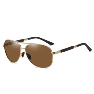 Women's Alloy Frame TAC Lens Polarized Luxury Pilot Sunglasses