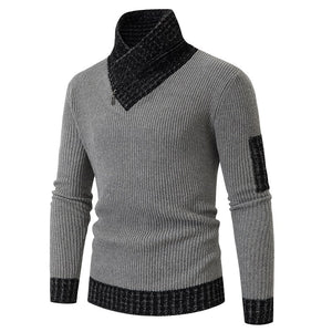 Men's Acrylic Turtleneck Full Sleeves Knitted Casual Wear Sweater