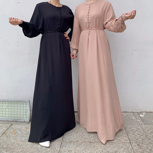Women's Arabian Polyester Full Sleeves Casual Wear Long Abaya