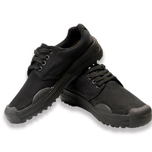 Men's Canvas Water-Resistant Non-Slip Lace-up Military Shoes