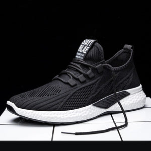 Men's Mesh Round Toe Breathable Casual Running Sport Shoes
