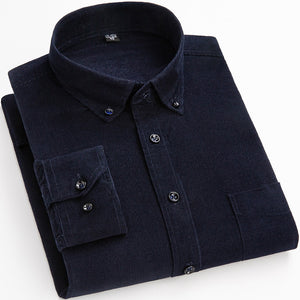 Men's 100% Cotton Full Sleeves Plain  Pattern Formal Shirt