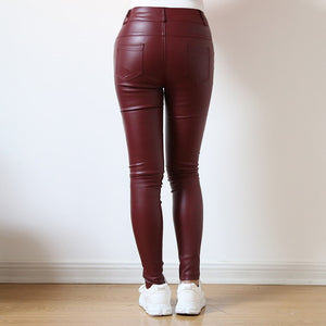 Women's Polyester High Waist Pattern Quick Dry Solid Leggings