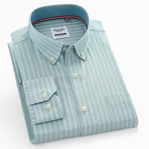 Men's Cotton Turn Down Collar Full Sleeves Casual Wear Shirt