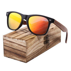 Men's Plastic Frame Polarized Rectangular Protection Sunglasses