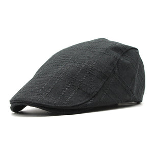 Men's Denim Adjustable Plain Pattern Casual Wear Trendy Caps