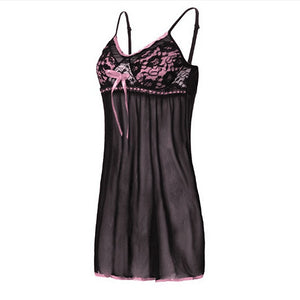 Women's Spandex Adjustable Spaghetti Strap Nightgown Sexy Dress
