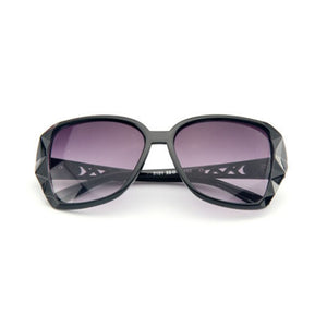 Women's Acrylic Lens Plastic Frame Elegant Goggle Sunglasses
