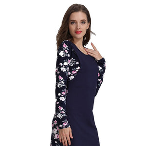 Women's Cotton Full Sleeves Breastfeeding Maternity Causal Dress