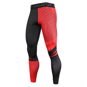 Men's Polyester Quick Dry Compression Workout Leggings