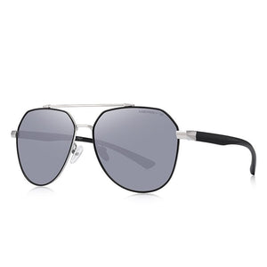 Men's Alloy Frame Polarized UV400 Protection Trendy Sunglasses