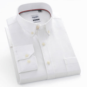 Men's Cotton Turn Down Collar Full Sleeves Formal Wear Shirt