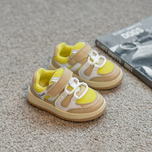 Baby's Round Toe Hook Loop Closure Comfortable Walkers Shoes