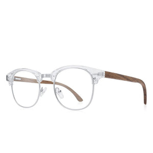 Women's Plastic Frame Polarized Lens Semi-Rimless Sunglasses