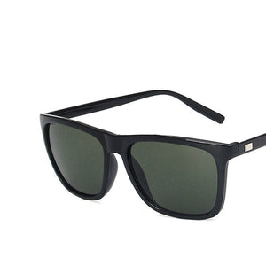 Men's Alloy Frame Polarized UV400 Square Pattern Sunglasses