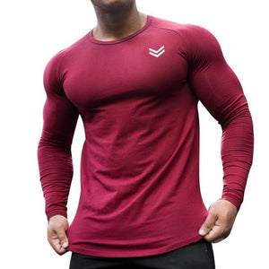 Men's Cotton O-Neck Full Sleeve Solid Pattern Sport T-Shirt