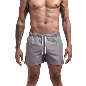 Men's Drawstring Closure Quick-Dry Compression Swimwear Short