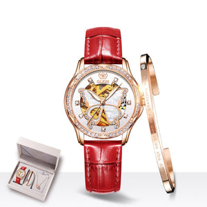 Women's Automatic Tungsten Steel Bracelet Clasp Luxury Watch