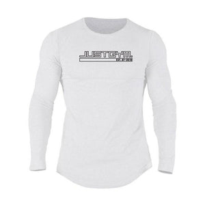Men's Cotton O-Neck Full Sleeve Printed Pattern Sport T-Shirt