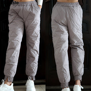 Women's High Elastic Waist Solid Pattern Quick-Dry Workout Pants