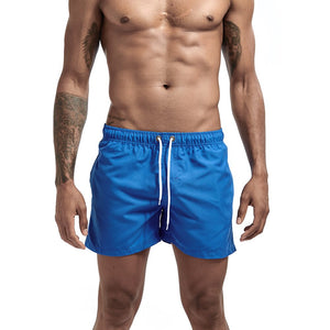 Men's Drawstring Closure Quick-Dry Compression Swimwear Short