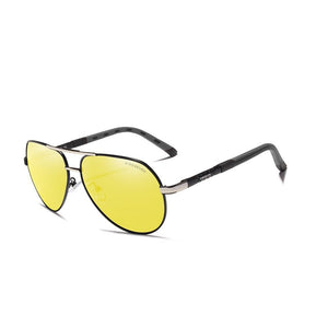 Men's Aluminum Polycarbonate Lens Vintage Shades Sunglasses