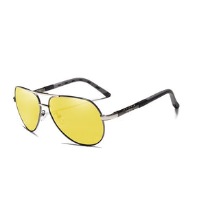 Men's Aluminum Polycarbonate Lens Vintage Shades Sunglasses