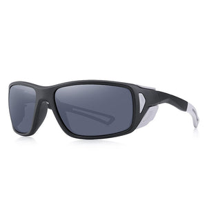 Men's Polycarbonate Frame Polarized Lens UV400 Outdoor Sunglasses
