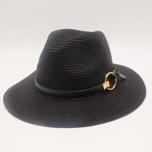 Women's Straw Sun Protection Casual Wear Plain Patterns Hat
