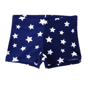 Kid's Nylon Quick-Dry Star Printed Beach Swimwear Trendy Shorts