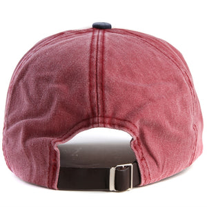 Men's Cotton Adjustable Strap Snapback Baseball Protection Cap