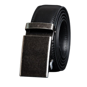 Men's Cowskin Genuine Leather Automatic Metal Buckle Strap Belts