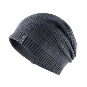 Men's Polyester Skullies Knitted Casual Hip Hop Striped Cap