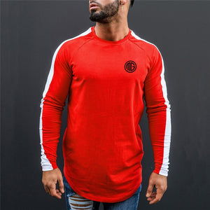 Men's Cotton Full Sleeve Quick Dry Gym Patchwork Pattern Shirt