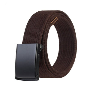 Men's Canvas Metal Buckle Military Waistband Casual Strap Belt