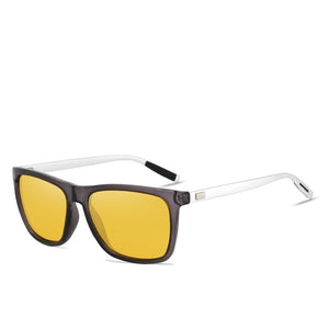 Men's Aluminum Frame Polycarbonate Lens Vintage Sunglasses